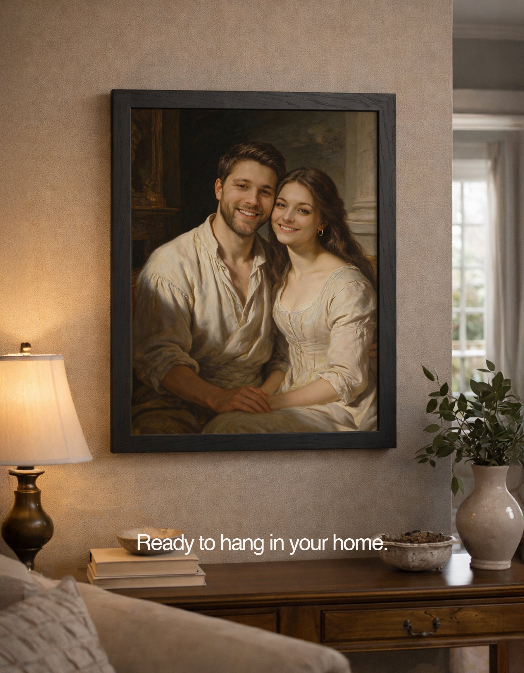 Custom Classical Portrait — Museum-Quality Print (30 × 40 cm - 11.8" × 15.7")