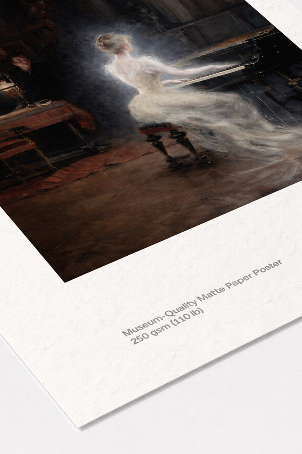 “The Ghost at the Piano” Henriette Browne