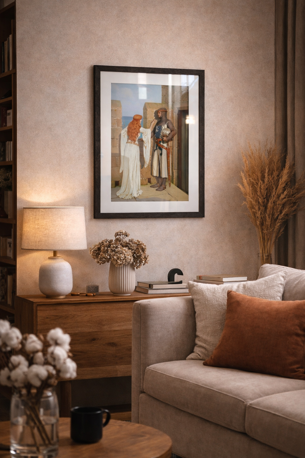 “The Shadow” Edmund Blair Leighton