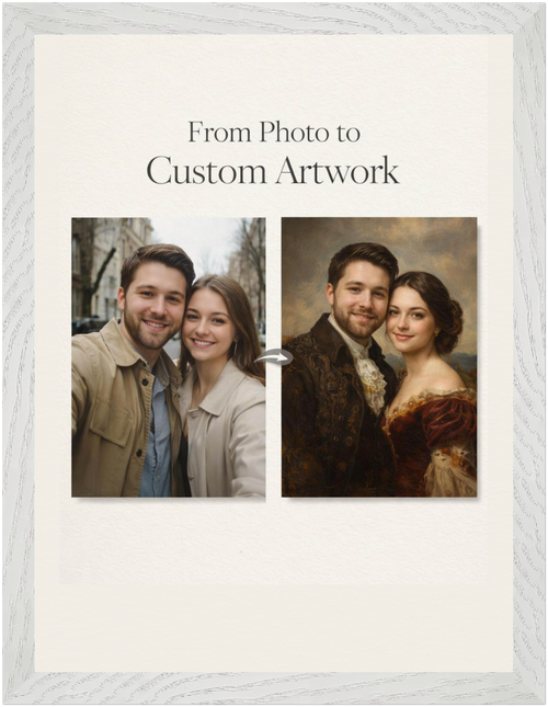 Custom Classical Portrait — Museum-Quality Print (30 × 40 cm - 11.8" × 15.7")