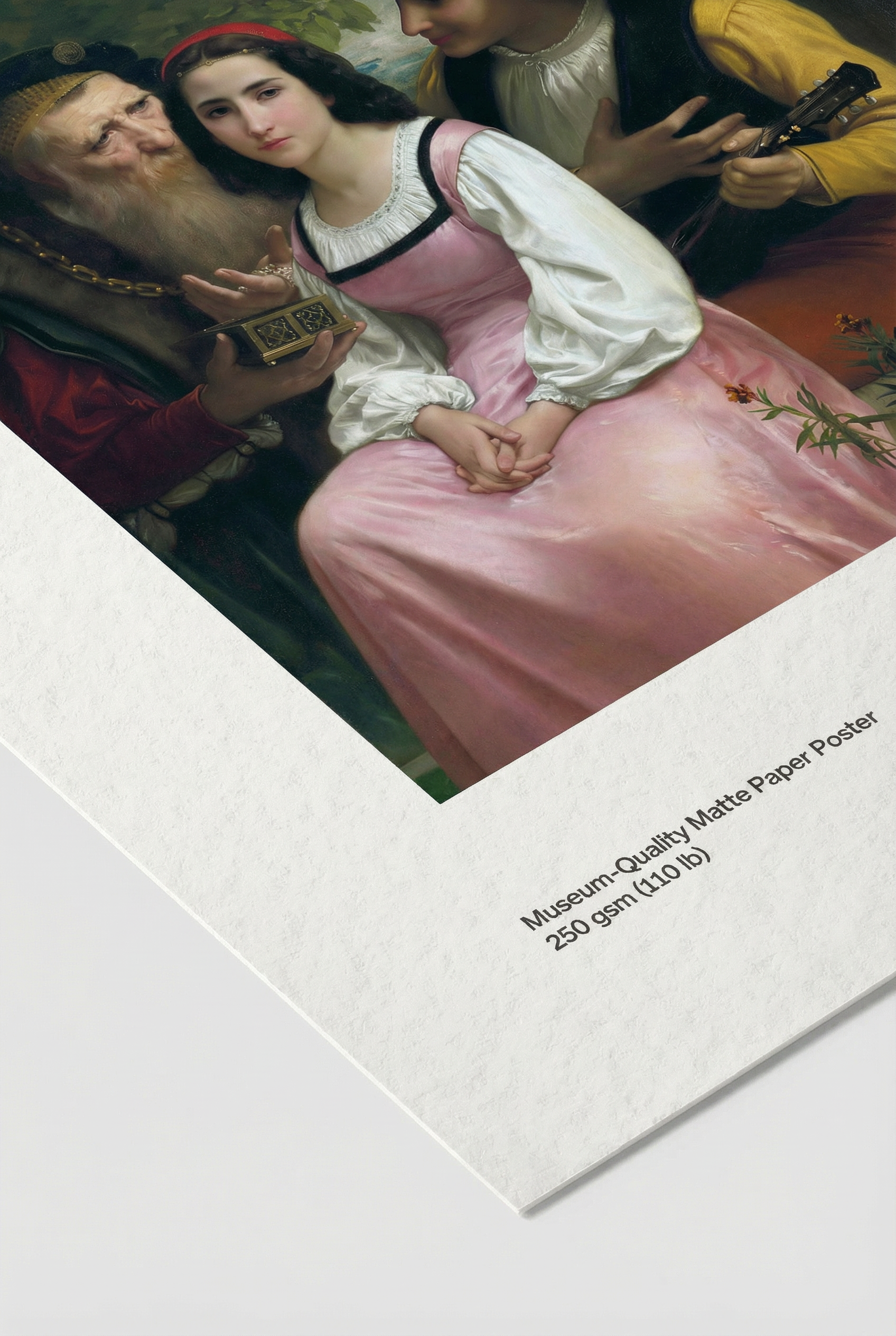 Custom Classical Portrait — Museum-Quality Print (30 × 40 cm - 11.8" × 15.7")